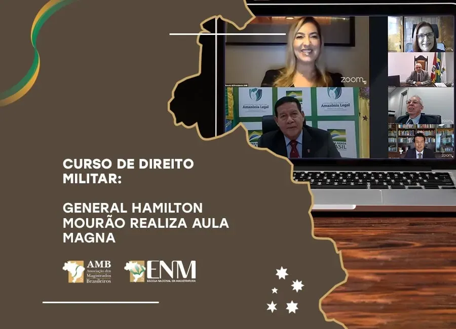 Vice-Presidente da República participa de aula inaugural do curso de Direito Militar da ENM
