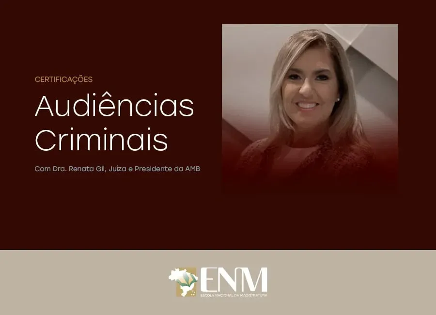 ENM oferece curso sobre audiências criminais em parceria com a PUCRS