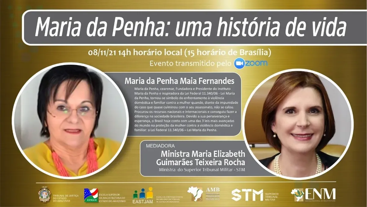 Instituições promovem palestra com Maria da Penha
