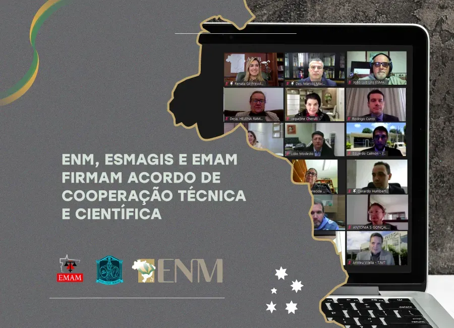 ENM firma convênio com escolas da magistratura para intercâmbio técnico, acadêmico e científico