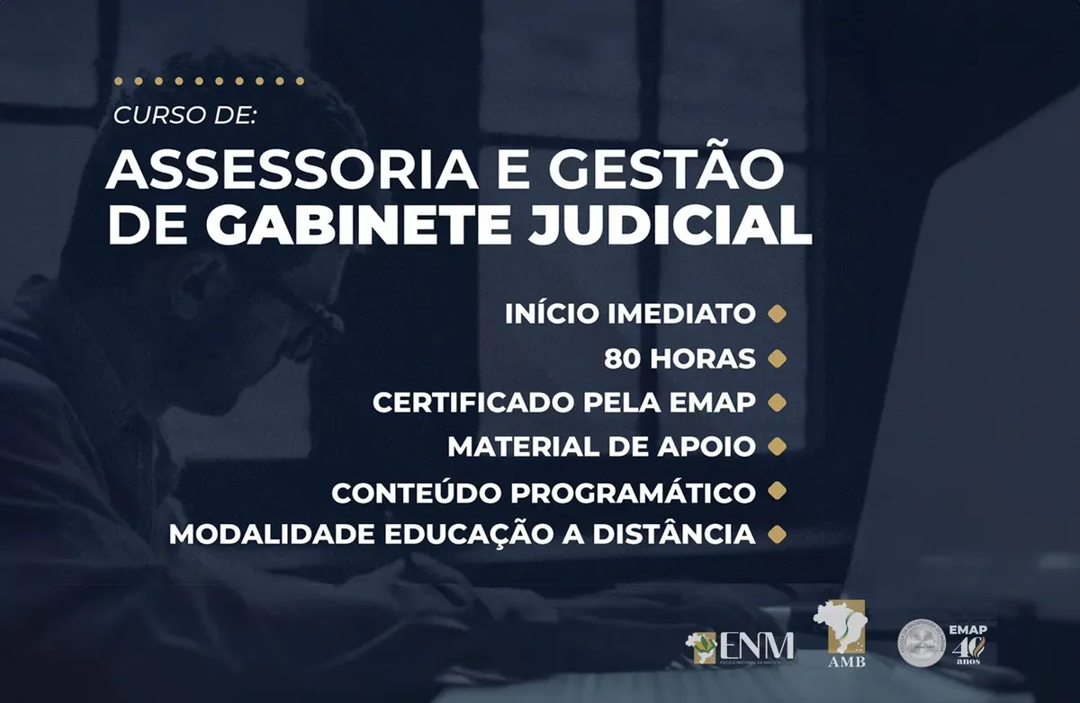 Curso da Escola da Magistratura do Paraná qualifica assessores e gestores de gabinetes judiciais
